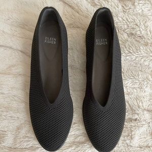 Brand New Eileen Fisher slip on stretch flats. Size 10